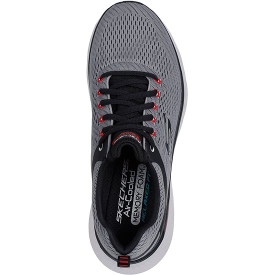 Skechers Relaxed Fit Edgeride Contention Polyester Herren Sneakers in Anthrazit/Schwarz - Image 3
