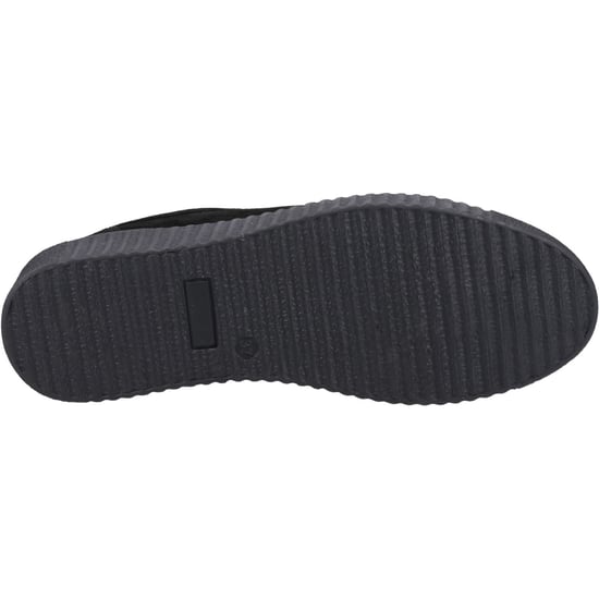 Hush Puppies Tamsin Wildleder Damen Schwarz Sneakers - Image 3