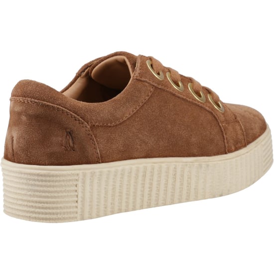 Hush Puppies Tamsin Wildleder Damen Sneakers in Tan - Image 2