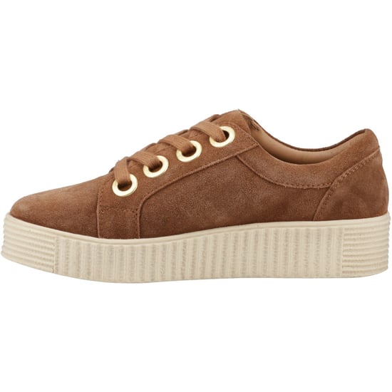 Hush Puppies Tamsin Wildleder Damen Sneakers in Tan - Image 4
