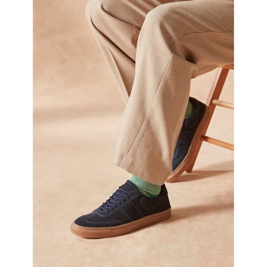 Hush Puppies Riley Wildleder Herren Sneakers in Marineblau - Image 6