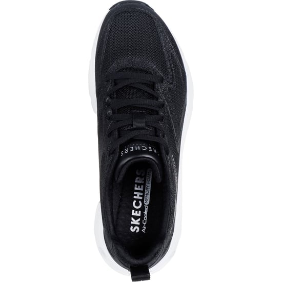 Skechers Tres-Air Uno Glit-Airy Damen Sneakers Schwarz - Image 3