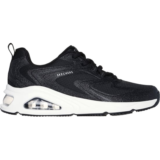 Skechers Tres-Air Uno Glit-Airy Damen Sneakers Schwarz - Image 5