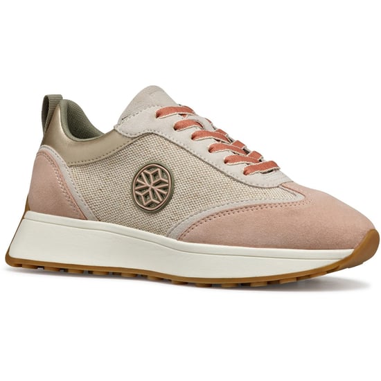 Geox D AMABEL Synthetische Polyurethan Damen Trainer in Hellbeige/Hellbraun - Image 1