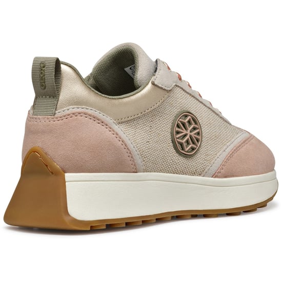 Geox D AMABEL Synthetische Polyurethan Damen Trainer in Hellbeige/Hellbraun - Image 2