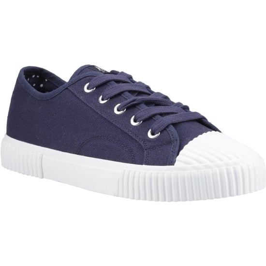 Hush Puppies Freya Canvas Textil Damen Sneaker in Marineblau - Image 1