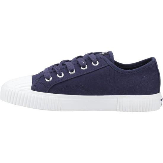 Hush Puppies Freya Canvas Textil Damen Sneaker in Marineblau - Image 4