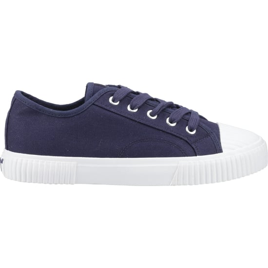 Hush Puppies Freya Canvas Textil Damen Sneaker in Marineblau - Image 5