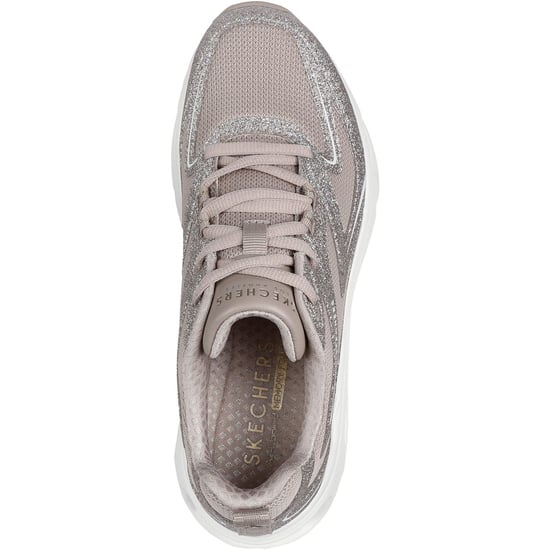 Skechers Tres-Air Uno Glit-Airy Damen Taupe Sneaker - Image 3