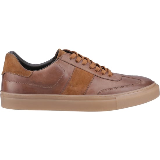 Hush Puppies Riley Wildleder Herren Tan Sneakers - Image 5