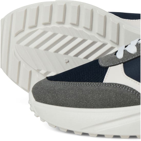 Jack & Jones Aspire Runner Polyurethan Herren Castlerock/Navy Blazer Sneakers - Image 2