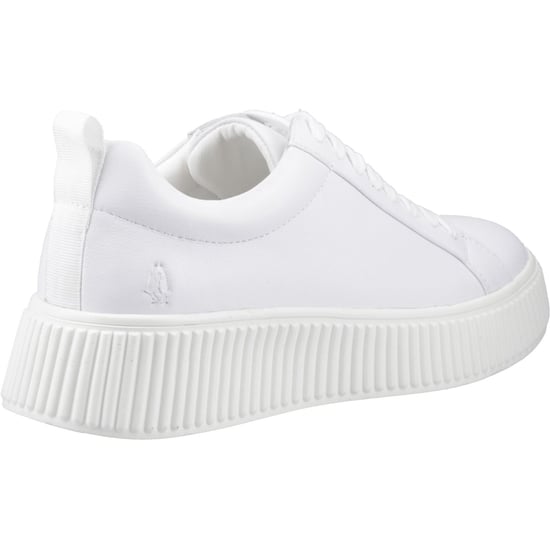 Hush Puppies Harlow Leder Damenschuhe weiße Sneakers - Image 2