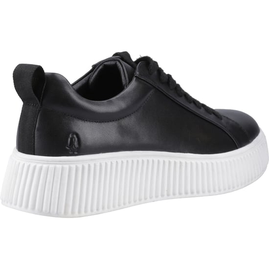 Hush Puppies Harlow Leder Damen Schwarz Sneakers - Image 2