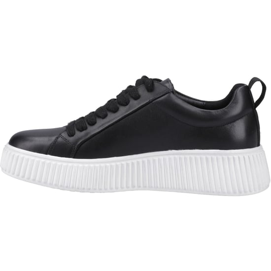 Hush Puppies Harlow Leder Damen Schwarz Sneakers - Image 4