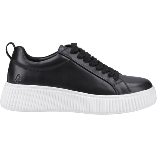 Hush Puppies Harlow Leder Damen Schwarz Sneakers - Image 5
