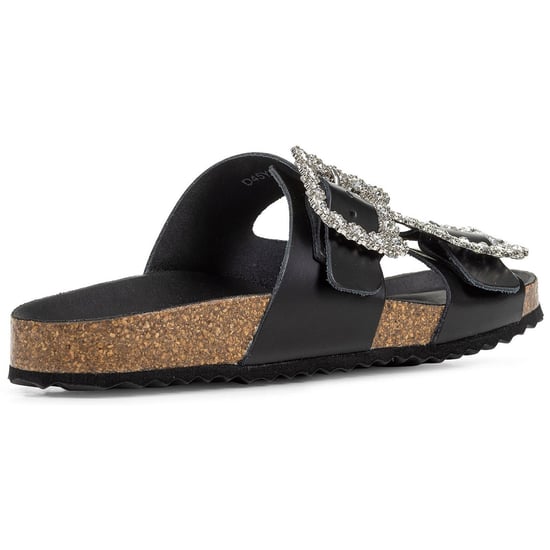 Geox D BRIONIA R Leder Damen Sandalen in Schwarz - Image 2