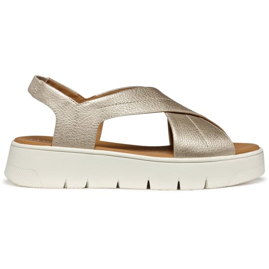 Geox D DANDRA 40 Synthetische Polyurethan Damen Sandalen in Hellgold - Image 5