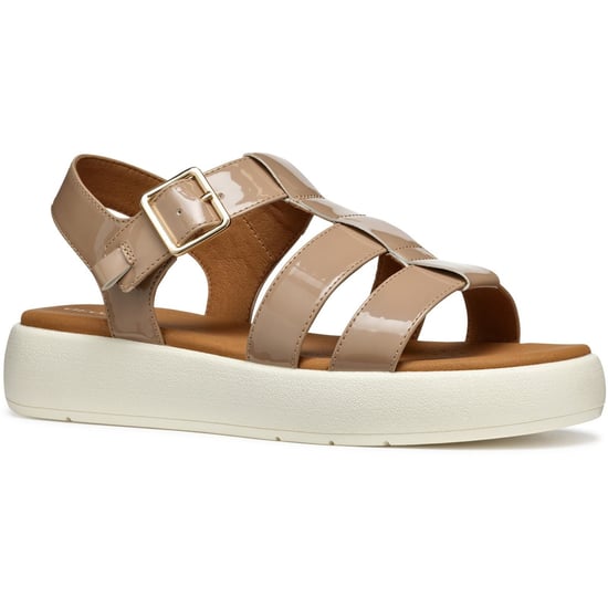 Geox D CAMALEI Synthetische Polyurethan Damen Karamell Sandalen - Image 1