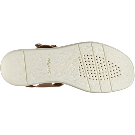 Geox D CAMALEI Synthetische Polyurethan Damen Karamell Sandalen - Image 3