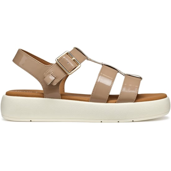 Geox D CAMALEI Synthetische Polyurethan Damen Karamell Sandalen - Image 5