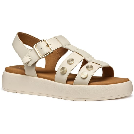 Geox D CAMALEI Synthetische Polyurethan Damen Papyrus Sandalen - Image 1