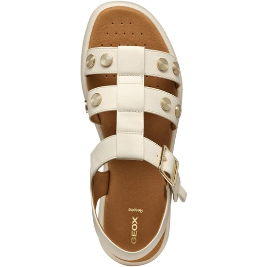 Geox D CAMALEI Synthetische Polyurethan Damen Papyrus Sandalen - Image 4