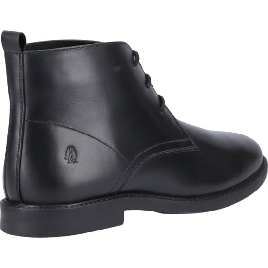Hush Puppies Tate Senior Leder Jungen Stiefel Schwarz - Image 2