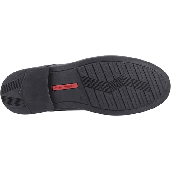 Hush Puppies Tate Senior Leder Jungen Stiefel Schwarz - Image 3
