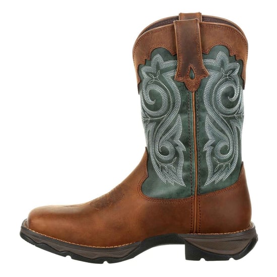 Durango Lady Rebel Leder Damen Braun Evergreen Stiefel - Image 6