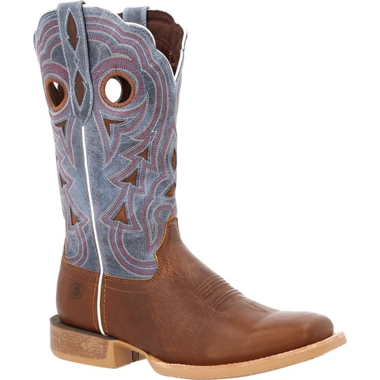 Durango Lady Rebel Pro Leder Damen Stiefel in Goldbraun/Pflaume - Image 1