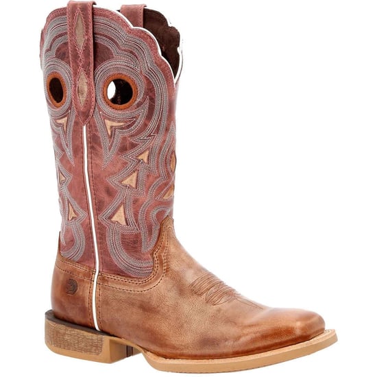 Durango Lady Rebel Pro Leder Damenstiefel in Staubbraun/Himmelblau - Image 1