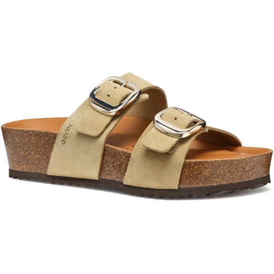 Geox D BRIONIA H Leder Damen Wedges in Helltaubenton - Image 1