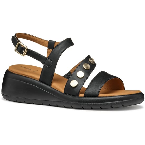 Geox D MELICONIA Synthetische Polyurethan Damen Schwarz Keilabsätze - Image 1