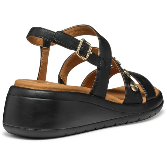Geox D MELICONIA Synthetische Polyurethan Damen Schwarz Keilabsätze - Image 2