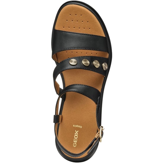 Geox D MELICONIA Synthetische Polyurethan Damen Schwarz Keilabsätze - Image 4