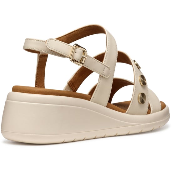 Geox D MELICONIA Synthetische Polyurethan Damen Papyrus Wedges - Image 2