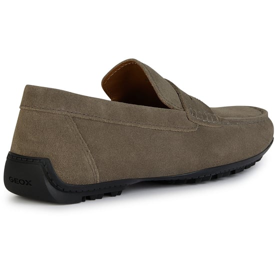 Geox U KOSMOPOLIS + GRIP Leder Herren Taupe Slipper - Image 2