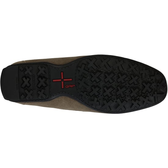 Geox U KOSMOPOLIS + GRIP Leder Herren Taupe Slipper - Image 3