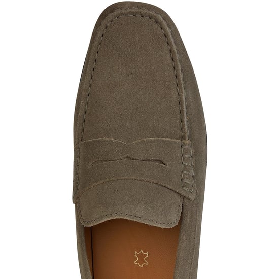 Geox U KOSMOPOLIS + GRIP Leder Herren Taupe Slipper - Image 6