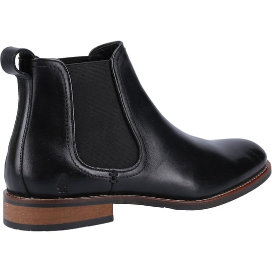 Hush Puppies Diego Chelsea Leder Herrenschuhe Schwarz - Image 2