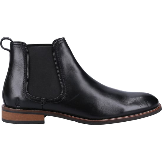 Hush Puppies Diego Chelsea Leder Herrenschuhe Schwarz - Image 4