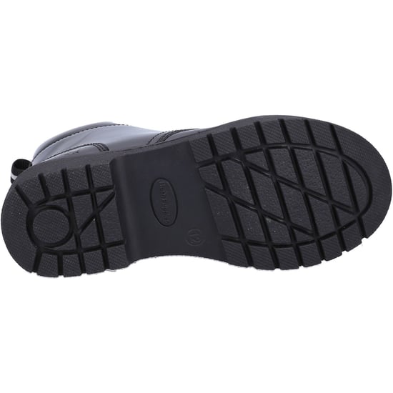Hush Puppies Jolie Patent JNR Leder Mädchen Stiefel Schwarz - Image 3