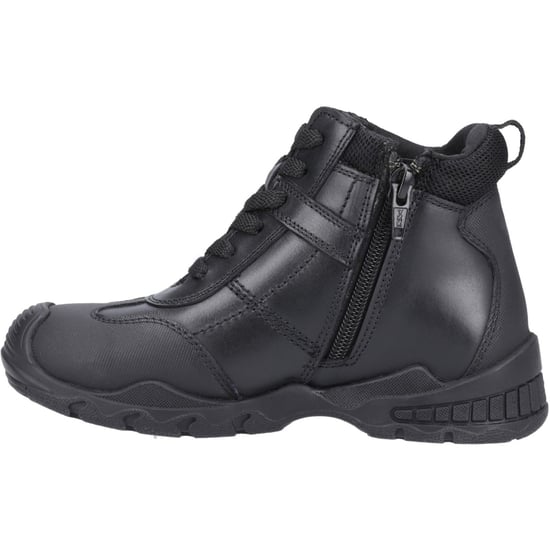 Hush Puppies Titus SNR Leder Jungen Stiefel Schwarz - Image 4