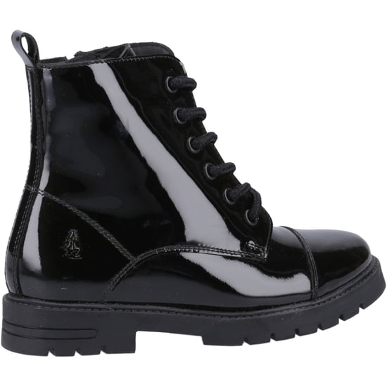 Hush Puppies Lauren Lackleder Stiefel für Mädchen in Schwarz - Image 2