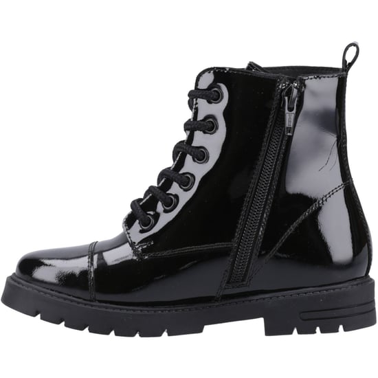 Hush Puppies Lauren Lackleder Stiefel für Mädchen in Schwarz - Image 4