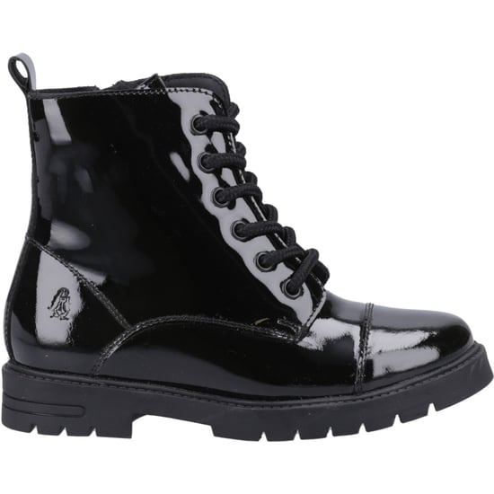 Hush Puppies Lauren Lackleder Stiefel für Mädchen in Schwarz - Image 5