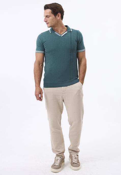 Poloshirt Kurzarm Trikot Kurzarm Polo Shirt - Image 3