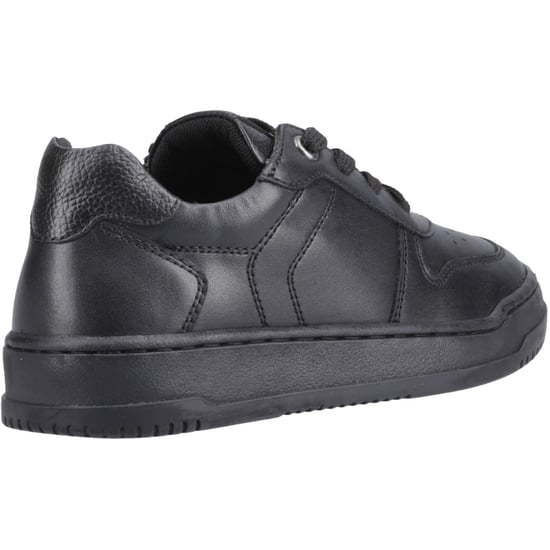 Hush Puppies Dougie Leder Jungen Schwarz Sneakers - Image 2
