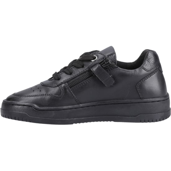 Hush Puppies Dougie Leder Jungen Schwarz Sneakers - Image 4