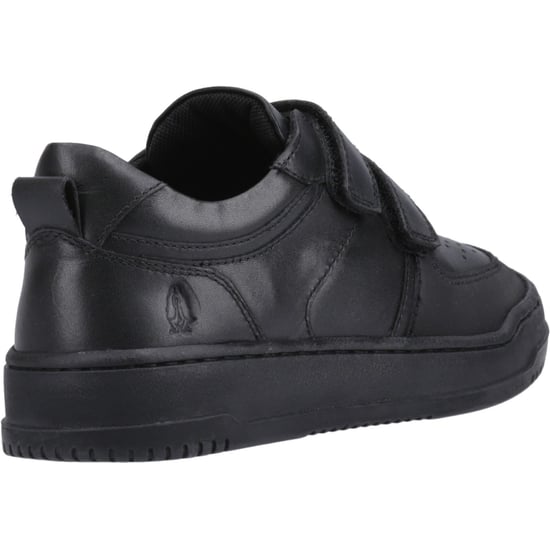 Hush Puppies Daxton Leder Jungen schwarze Sneaker - Image 2